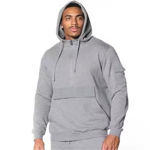 Cotton Breathable Full Zip up Hoodie for Men Custom Logo French Terry Embroidery Plain Cropped hoodies <b>100</b>% cotton <b>silk</b> 2026 - Product Image 4