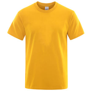 T-shirt en coton 100% de qualité supérieure, 220 grammes, logo personnalisé, broderie en relief, impression, design uni, tricot, lettre, graphique - Product Image 1