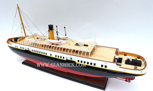 Gia Nhien Fabricante Diseño personalizado SS NOMADIC Crucero MODELO DE MADERA artesanía de madera MODELO DE NAVE - Product Image 4