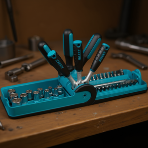 Juego de Llaves de Trinquete y Vasos Hazet de 1/4'', Juego de Herramientas de 38 Piezas - Product Image 3