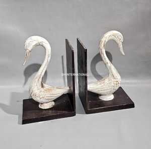 Sujetalibros de diseño moderno hecho a mano, organizador de escritorio de oficina de latón niquelado de primera calidad, artesanía - Product Image 4