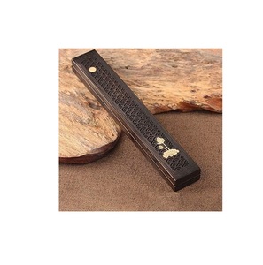 Soporte de Incienso de Madera Negra, Caja de Quemador de Incienso, Compatible con Home Office C, 1 Unidad - Product Image 6