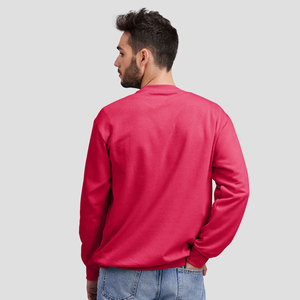 Sudadera bordada de manga larga azul con estampado de abullonado de algodón 100% personalizada - Product Image 5