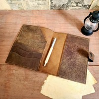 Carpeta Organizadora Multifuncional de Diseño Vintage NEW ERA, Compatible con Tarjetas/iPad Mini/Bolígrafo/Personalizable