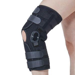 Soporte <span class=keywords><strong>de</strong></span> <span class=keywords><strong>Rodilla</strong></span> Ajustable, Transpirable y Ligero, Inmovilizador <span class=keywords><strong>de</strong></span> Pierna, <span class=keywords><strong>Ortesis</strong></span> <span class=keywords><strong>de</strong></span> <span class=keywords><strong>Rodilla</strong></span>, Tobillo y Pie <span class=keywords><strong>para</strong></span> Soporte Postquirúrgico, Unisex - Product Image 1