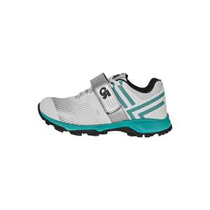 Zapatos de Cricket CA PRO Gripper para Verano - M8 Blanco/Azul Marino - Product Image 2