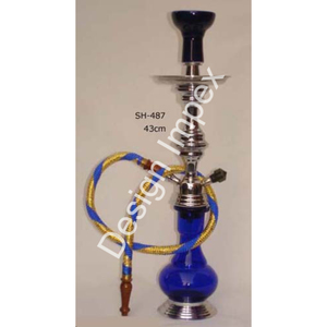 Portable Lightweight Modern Style Designer Brass Hukkah Hose Easy Engraved Iron Hookah Shisha Tobacco <b>Smoking</b> Uses - Product Image 4