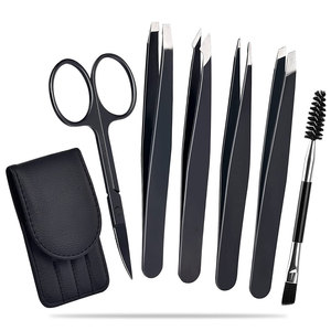 Haute qualité en acier inoxydable résistance à l'acide cils pince à épiler outils de beauté pince à épiler Extension de cils - Product Image 1