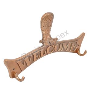 Ganchos y rieles decorativos de bienvenida, ganchos de puerta de diseño de bota con estilo ecuestre fundido y soporte para llaves, gancho multifuncional, gran oferta - Product Image 2