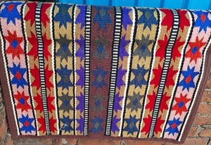 Couvertures de selle en laine personnalisées intelligentes les plus vendues 7 livres emballées dans un sac à fermeture éclair couverture de spectacle en laine de qualité lourde - Product Image 5