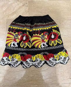 Jupe courte hawaïenne en velours côtelé style punk pour femme, broderie artisanale, coton de haute qualité, respirante, idéale pour la plage - Product Image 4