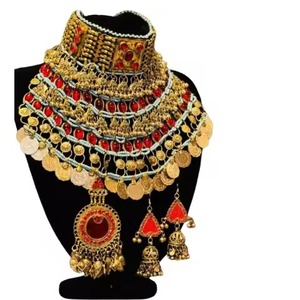 ชุดเครื่องประดับวินเทจ afghan kuchi แฟชั่นใหม่น้ำหนักเบา100% ส่งออกชุดเครื่องประดับสร้อยคอต่างหูสไตล์วินเทจ - Product Image 6