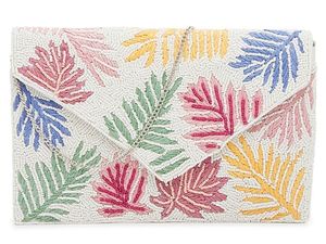 Embrayage brodé avec boucle de ceinture réglable - Product Image 3