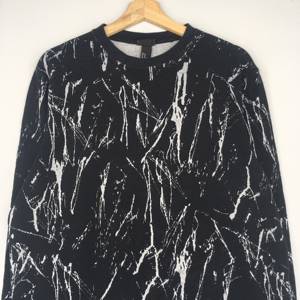 Custom Acid Wash Pullover Sudaderas Street Style Manga larga Cuello redondo Moda de invierno Liso teñido - Product Image 6
