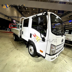 FAW Brand New Cargo Truck Light 4 X2 6 Räder 4 Tonnen Doppelkabine Mini Cargo Box Van Food Truck - Product Image 1