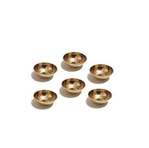 Mini cuenco de latón de alta calidad, minitazón de latón hecho a mano, tamaño personalizado, el mejor diseño, Placa dorada - Product Image 2