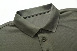 Polo à manches longues décontracté séchage rapide activités de plein air confortable hommes personnalisé grande taille polos pour hommes respirant - Product Image 5