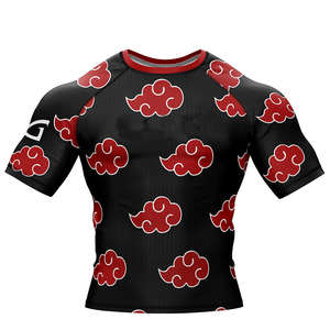 Custom Logo High Quality Wholesale Plain Fitness <b>Swim</b> <b>Shirts</b> Printed Short Sleeve MMA for <b>Men</b> Bjj Rash guard Rash Guard - Product Image 6