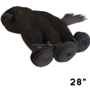 8A Grade Natural <b>Remy</b> <b>Human</b> <b>Hair</b> <b>Extensions</b> Sustainable Environment Friendly Soft Shiny Cuticle Aligned Weft in Natural Color - Product Image 2