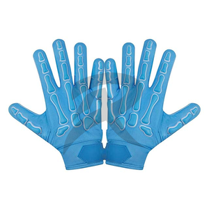 Gants de football professionnels en silicone antidérapant de qualité supérieure, tailles adultes, fabrication de premier ordre, vente en gros - Product Image 5