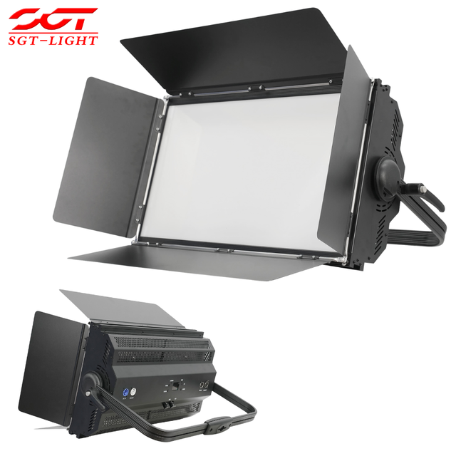 Professional 300W LED Video Panel Light 3200K-5600K High CRI DMX Silent Studio Soft Light for Broadcast Shooting Livestream Room