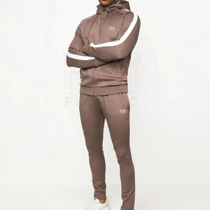 Chándal de lana con capucha para hombre de talla grande de alta calidad con patrón personalizado y estilo de invierno de color - Product Image 1