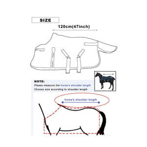 Couverture et couvertures pour chevaux de couleur unique, style optimal, bonne qualité, prix raisonnable - Product Image 4