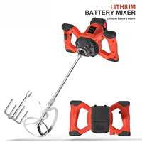 Mélangeur à ciment et foreuse à batterie au lithium de qualité industrielle, garantie 1 an, 220V, support OEM/ODM personnalisé