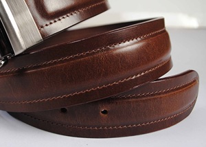 Hebilla de Acero para Hombre, de Cuero Sólido, 3.5cm de Ancho, Acabado Elegante, Hebilla de Pasador, Longitud Ajustable, Accesorio para Atuendos Formales y de Oficina - Product Image 4