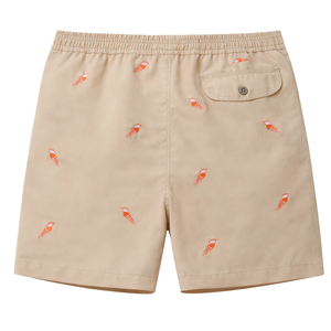 Shorts de bain beiges pour hommes, décontractés, légers, pour la plage et la piscine, été - Product Image 2