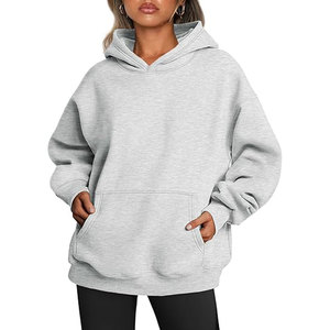 Sweat à capuche en polaire pour femme, automne-hiver, chaud, coupe-vent, respirant, décontracté, tendance, avec logo sur le devant - Product Image 1