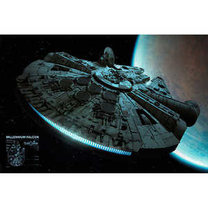 Affiche Star Wars Millennium Falcon de style moderne pour décoration murale - Product Image 3
