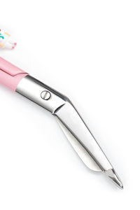 Tijera de vendaje Lister Rosa personalizada OEM, base de instrumentos quirúrgicos manuales desechables de un solo uso - Product Image 5