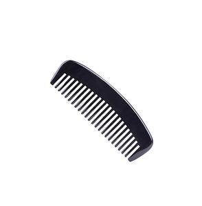 หวีผมเขาควายธรรมชาติหวีผมปรับแต่งได้หวีป้องกันไฟฟ้าสถิตเครื่องมือสำหรับผู้หญิงสีดำเงา - Product Image 3