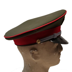 Casquettes de capitaine personnalisées Broderie à la main Options de mélange de laine Couvre-chef formel Conçu pour les cérémonies fonctionnelles et l'uniforme - Product Image 2