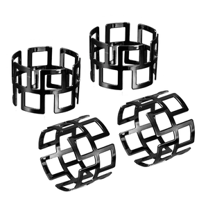 Metal Napkin Ring Black Coating highest quality Wedding Hotel Restaurant Factory Customized Napkin Rings - Product Image 1