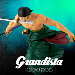 Grandistista Roronoa Zoro II ของเล่นสะสมแอ็กชันฟิกเกอร์ PVC สำหรับแฟนๆของกล่องต้นฉบับชิ้นเดียว - Product Image 1