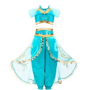 Disfraz de Princesa Jasmine de Disney con Varitas para Niñas - Product Image 5