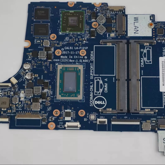 Original New Laptop Motherboard System Board for for Inspiron 5575 5775 CAL51 LA-F121P/YM2200C4T20FB 082KGC 82KGC 90 Days