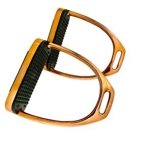 Recién llegado, estribos para montar a caballo de resistencia, Base ancha de aluminio, agarre cómodo, ecuestre, suministro de fábrica OEM - Product Image 1