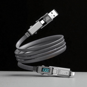 Cable de Carga Rápida USB Tipo-C, Cable de Cobre Puro Trenzado de Nailon para Teléfono Móvil - Product Image 1