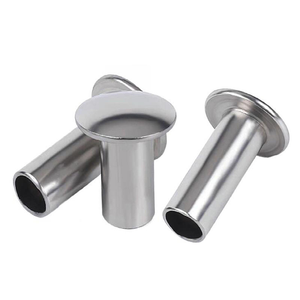 Rivet semi-tubulaire à tête champignon en acier inoxydable AISI ANSI 304 316 316L A2 A4 70 80 GB873 3mm 3.5mm - Product Image 1