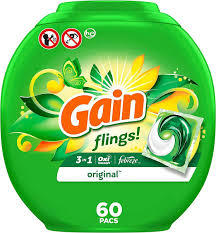 Gain Flings Dosettes de savon jetables écologiques pour détergent à lessive pour vêtements Parfum original 14 Ct - Product Image 5