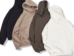 Sweat-shirt en coton surdimensionné de 500 g/m² fabriqué en usine, sur mesure, pour hommes, taille plus - Product Image 4