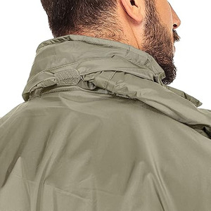 Conjunto cortavientos personalizado impermeable chaqueta de lluvia para hombre al aire libre con paneles de logotipo personalizado ligero 2025 subido por Dress Sports - Product Image 5