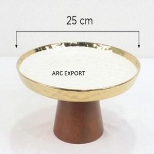 แท่นวางเค้กโลหะเงินแบบใหม่โบราณดีไซน์ใหม่ดีไซน์ทันสมัยขนาดใหญ่พร้อมแท่นตกแต่งเค้กเงินแบบสีเงิน - Product Image 2