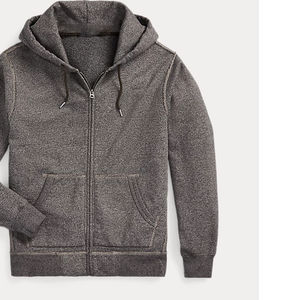 Haute qualité français éponge lourd surdimensionné unisexe fermeture éclair à capuche hommes sweats à capuche personnalisés basiques coton mélangé sweats à capuche - Product Image 6