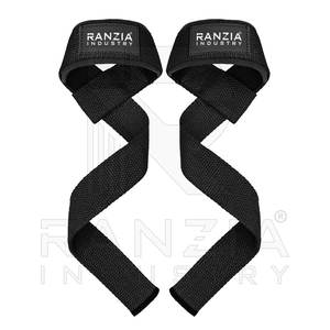 สายรัดข้อมือสำหรับผู้ชายและผู้หญิงสายรัดคอตตอนยกน้ำหนักการฝึกความแข็งแรงสำหรับฟิตเนส - Product Image 1