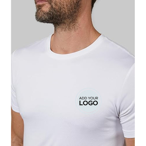 T-shirts pour hommes personnalisés en polyester/coton respirant et anti-rides par sublimation - Product Image 3