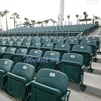 Fournisseur de sièges pour stades Avant Sports Arena, sièges pliants pour stades, chaises de stade fixes en HDPE pour événements, sièges de tribune pour sports de plein air